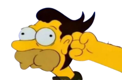 Homer Punching Lenny Meme Template
