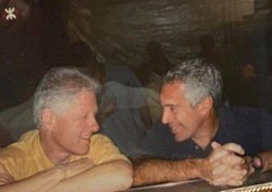 Bill Clinton & Jeff Epstein Meme Template