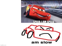 Am speed Am slow Meme Template