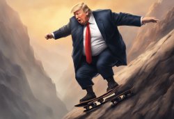 Trump's polling is cratering among all groups on all issues. Meme Template