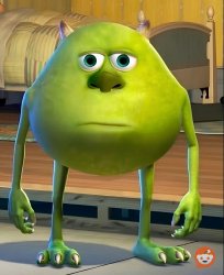 Mike Wazowski HD (from reddit) Meme Template