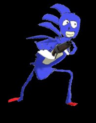 Sanic the h Meme Template