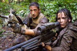 Adrian Brody fighting Predator Meme Template