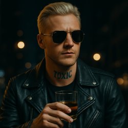 Toxic bad boy Meme Template