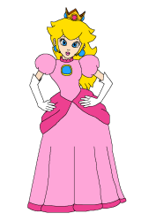 Guests: Princess Peach Meme Template