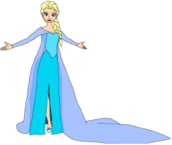 Elsa The Snow Queen (Frosty Frost Queen) Meme Template