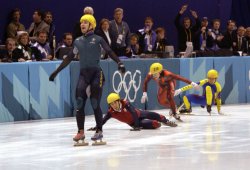 Australian Speed Skater Meme Template