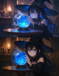 Crystal Ball Witch Meme Template