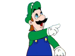 Hotel Mario Luigi Pointing Meme Template