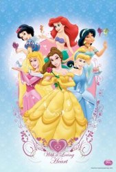 Six Main Disney Princess Meme Template