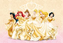 Disney Princesses Wearing Gold Meme Template