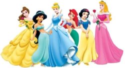 Six Main Princesses Meme Template