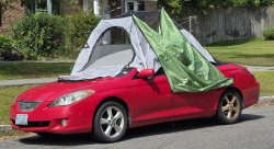 Car Tent Meme Template