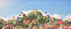 Mushroom Kingdom in Mushroom Heights. Meme Template