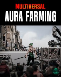 Zoro Aura farming Meme Template