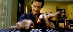 Jim Carrey Jeyviard Typing Meme Template