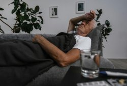 Old man sick Meme Template