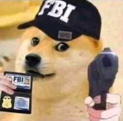 FBI Doge Meme Template