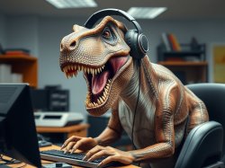 IT REX Meme Template