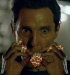 Matthew McConaughey smoking Meme Template