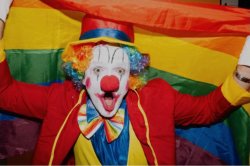 Gay clown Meme Template