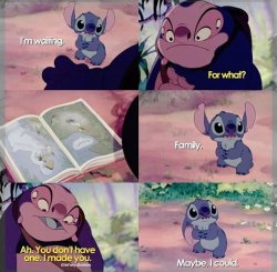 stitch meets jumba Meme Template