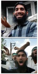 Islamic rage man Meme Template
