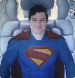 Superman smiling Meme Template
