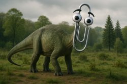MMTDinoClippy Meme Template