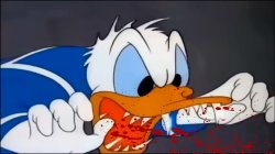 Donald Duck jumpscare Meme Template