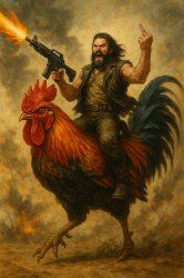 Huge chicken Meme Template