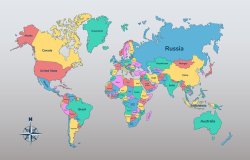 world map Meme Template