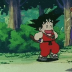 happy goku Meme Template