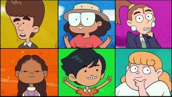 Six Summer Campers Meme Template