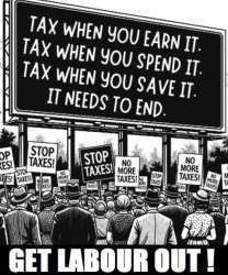 Labour Tax Meme Template