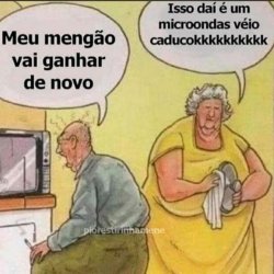 old man talking microwave Meme Template