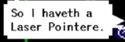 Laser Pointer Text Box Meme Template