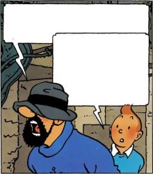 Haddock with hat Meme Template