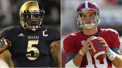 Monte Ta'o AJ McCarron Notre Dame Alabama BCS Meme Template