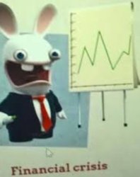 Financial Crisis Rabbids Meme Template