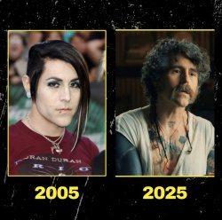 Davey Havok then and now Meme Template