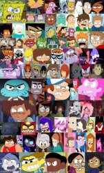Cartoons vs who Meme Template