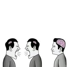Three men, one Is clever Meme Template
