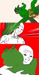 pepe punch hug Meme Template