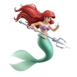 Queen ariel Meme Template
