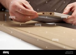 Furniture assembly: installing dowel Stock Photo - Alamy Meme Template