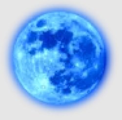 Blue moon Meme Template