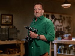 Arnold Schwarzenegger Parkside Meme Template