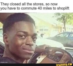 13% Black Shoplift Meme Template