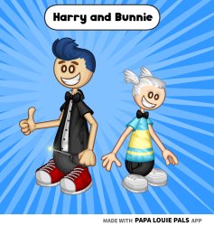 Harry and Bunnie Meme Template